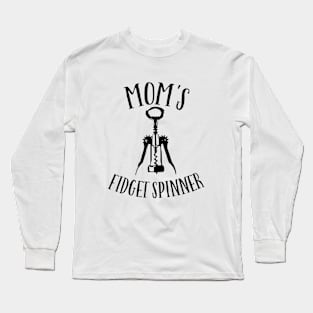 Moms Fidget Spinner Drink T Shirts Long Sleeve T-Shirt